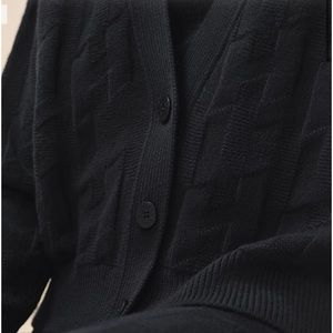 Hermes black cardigan in excellent condition